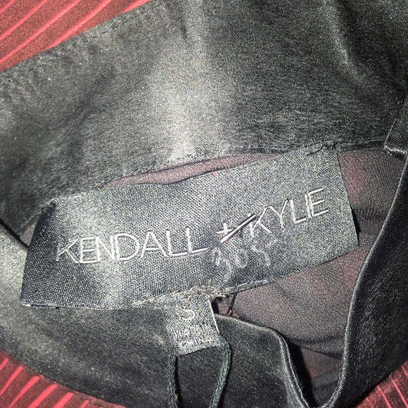 NWT Kendall & Kylie Crepe Pleated Minidress Red S - Picture 10 of 14